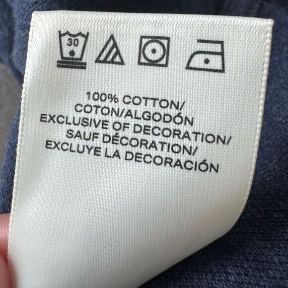 SCOTCH & SODA Men’s Polo Shirt L Navy Pullover Cotton Pique Logo Preppy - Picture 8 of 8